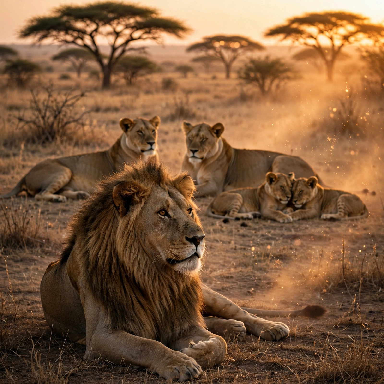 Cinematic Lion Pride