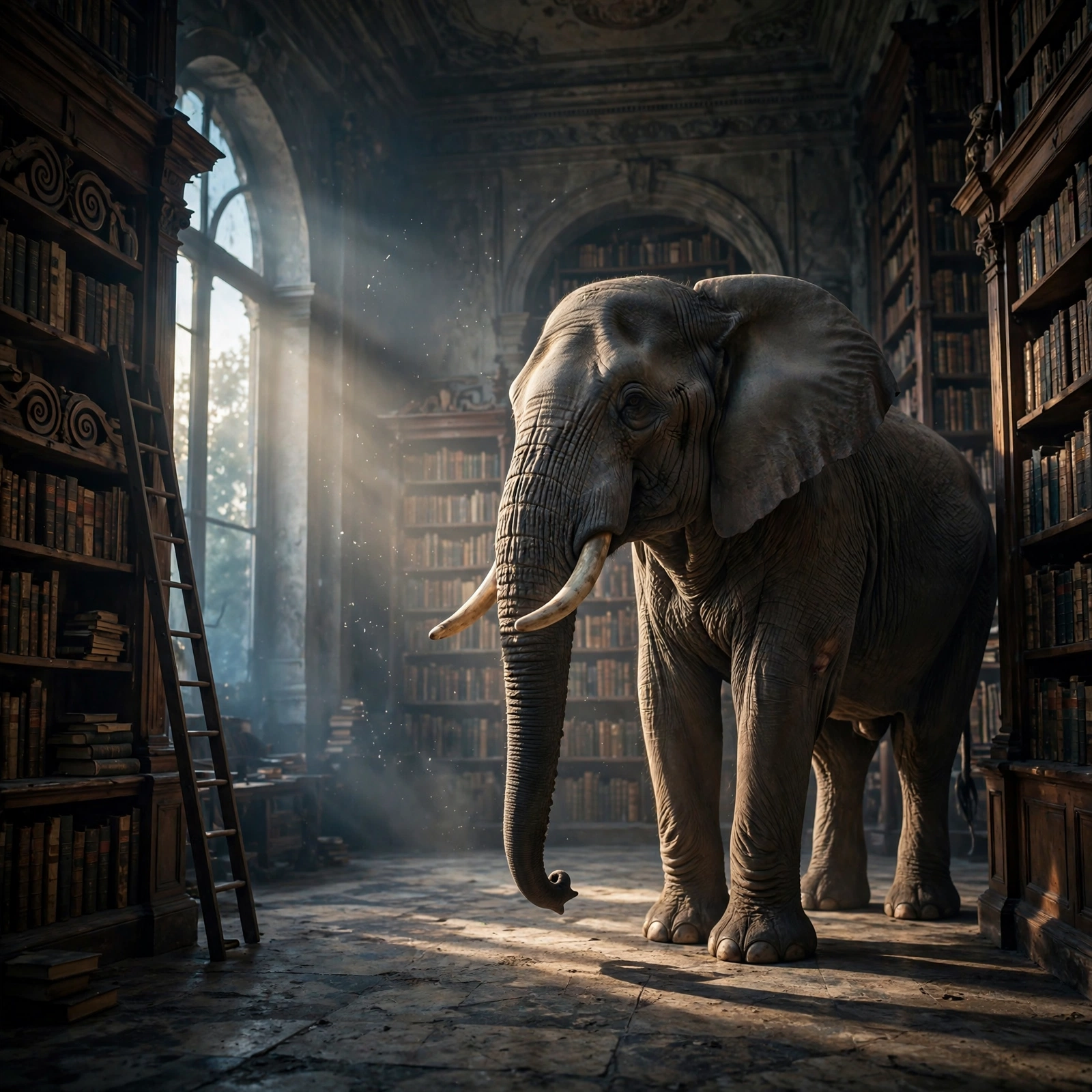 Cinematic Elephant Grace