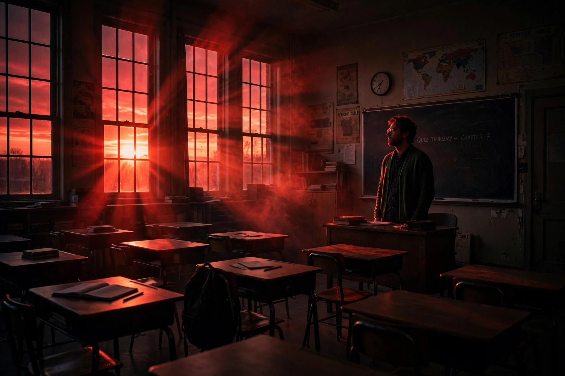 Cinematic Crimson Dusk