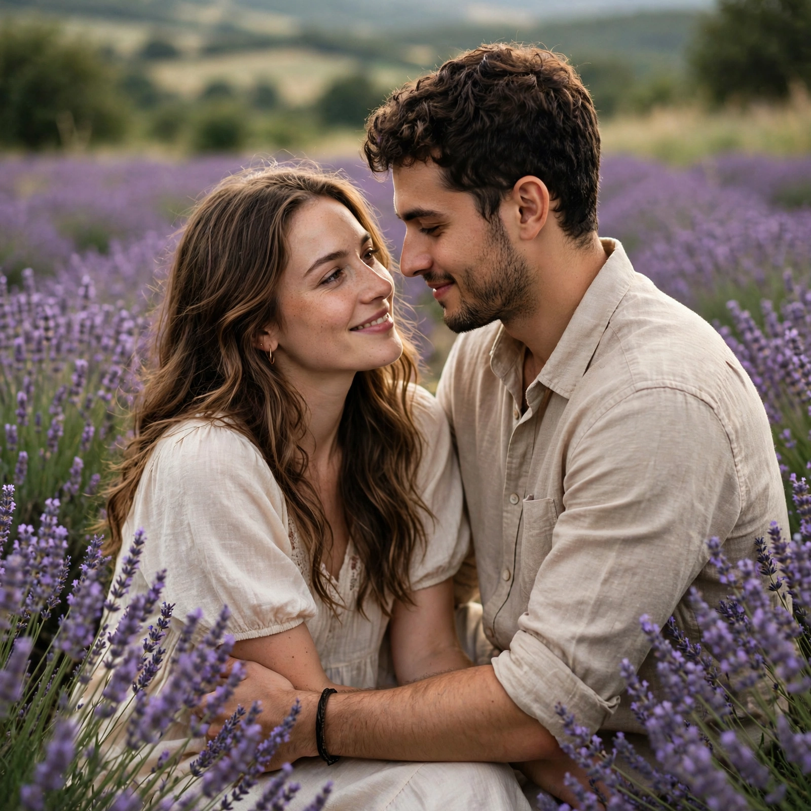 Lavender Field Romance