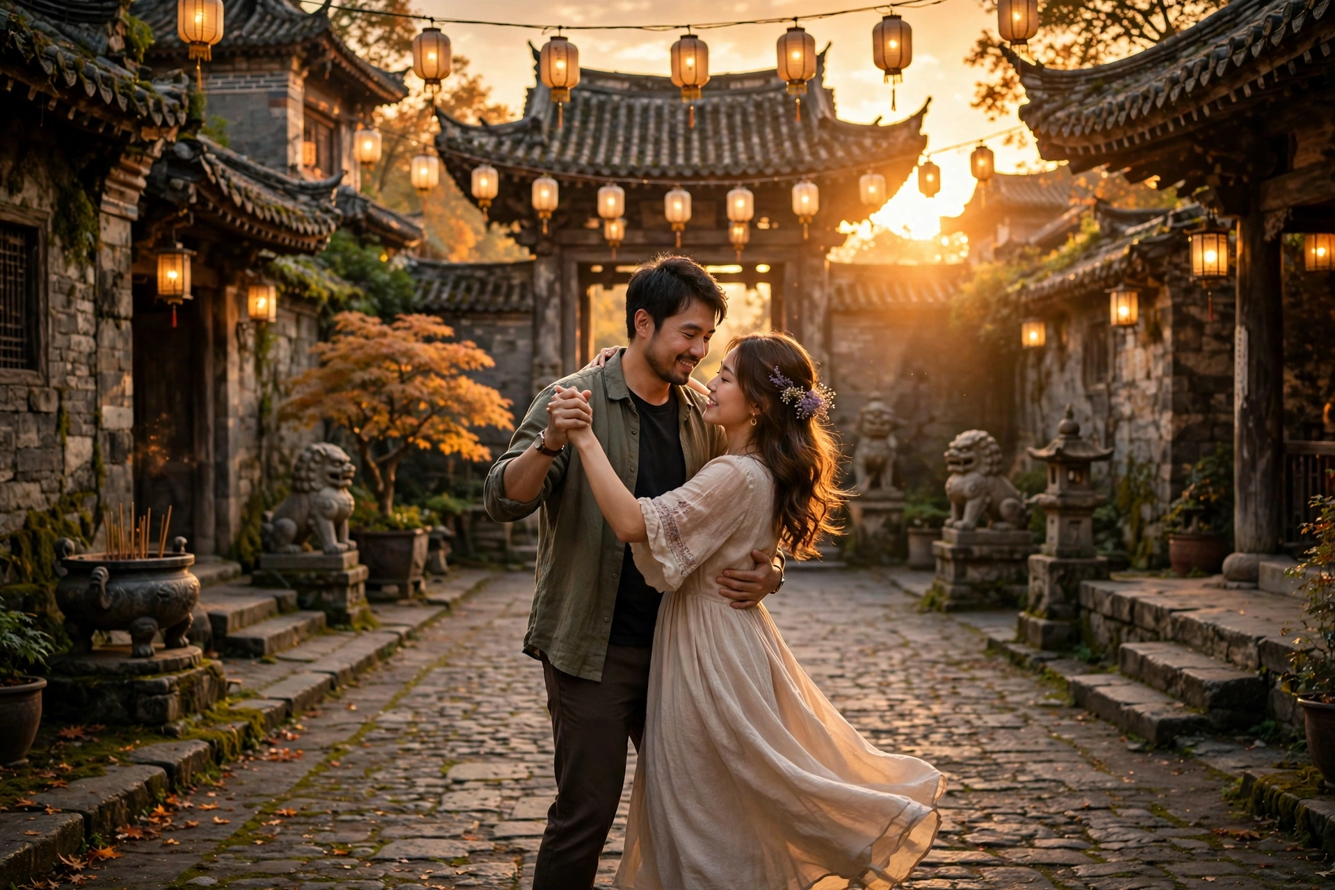 Sunset Glow Romance