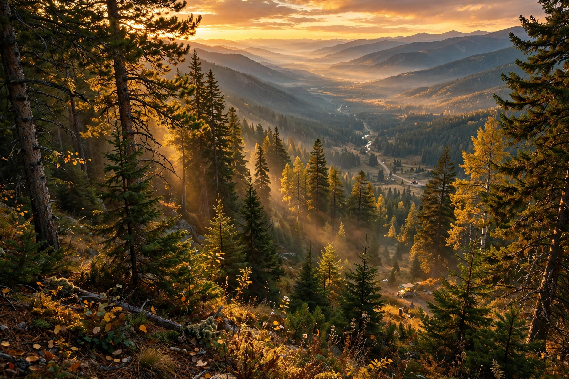 Sunset Glow Wilderness