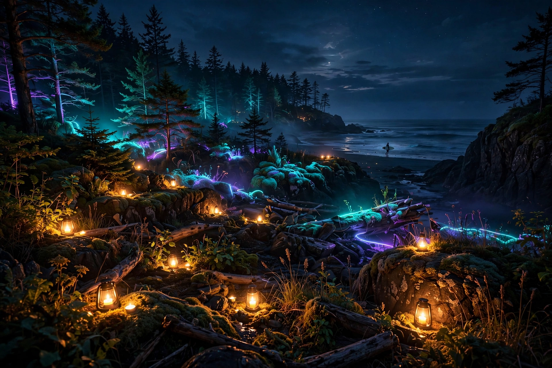 Neon Nights Wilderness