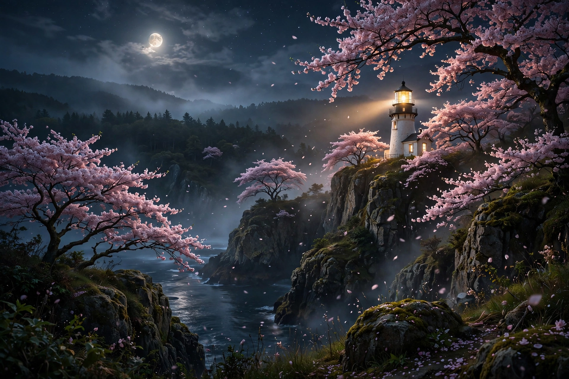 Cherry Night Wilderness