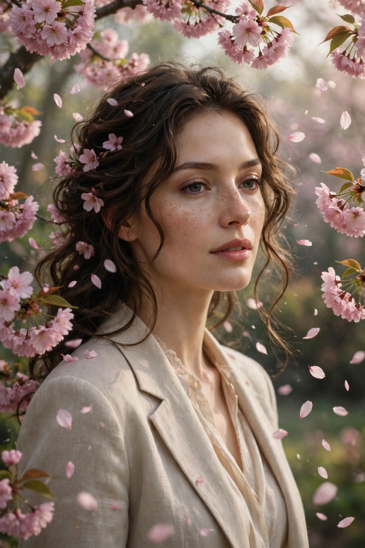 Cherry Blossom Portrait