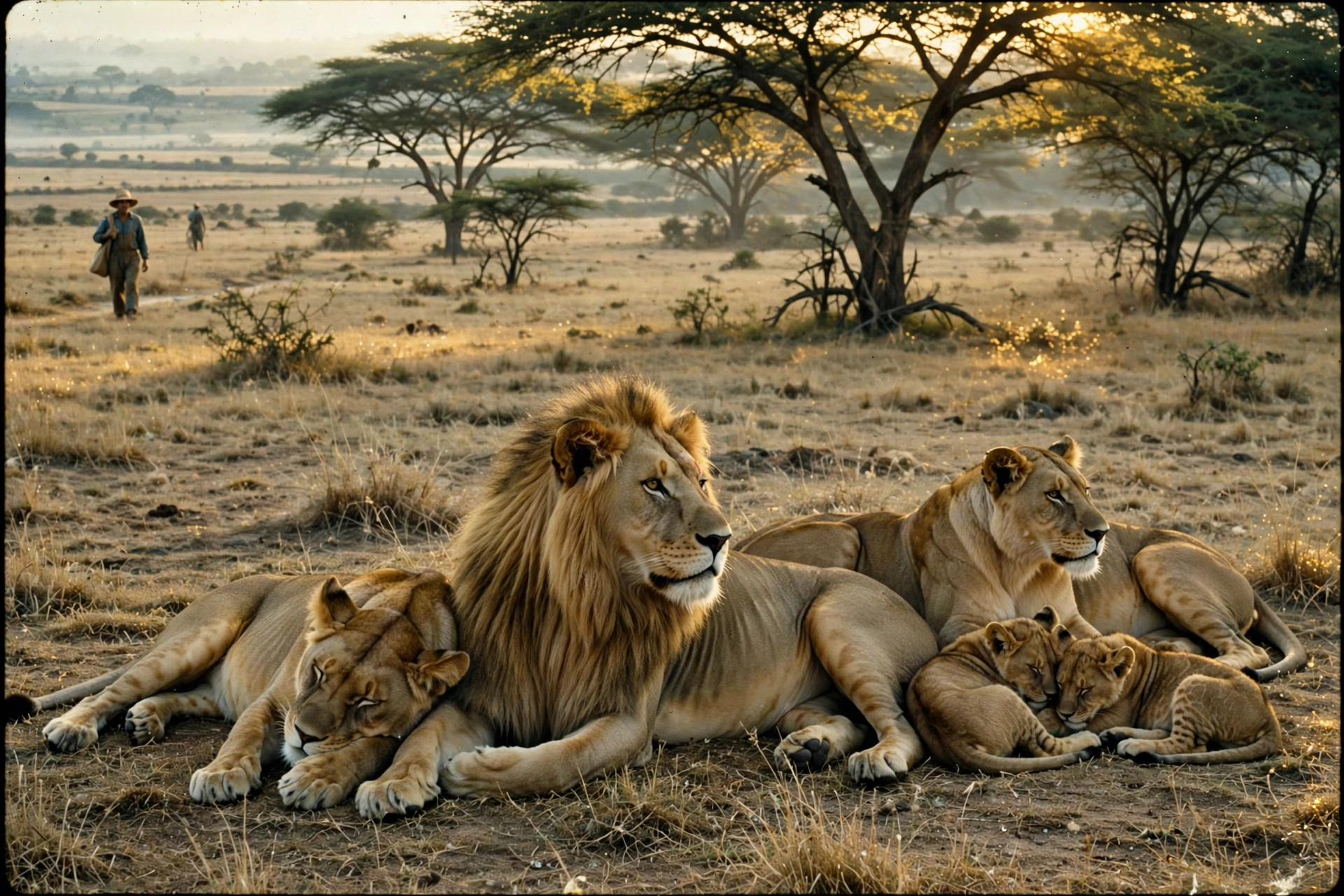 Retro Lion Pride
