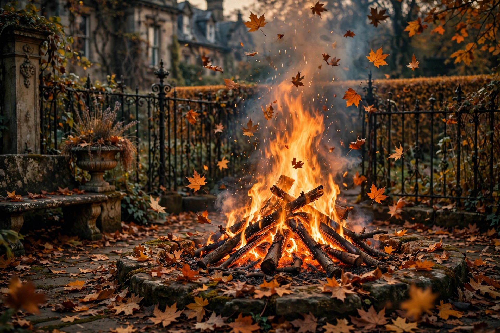 Retro Autumn Fire