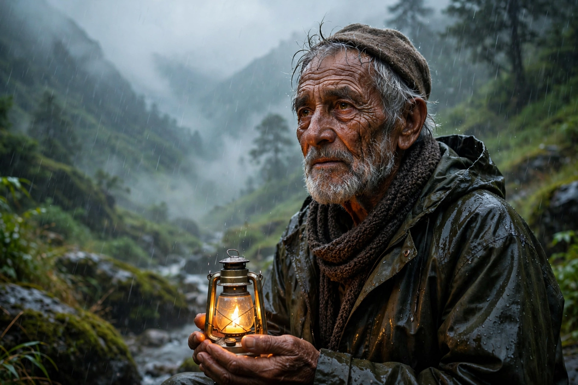 Monsoon Rain Video Prompt