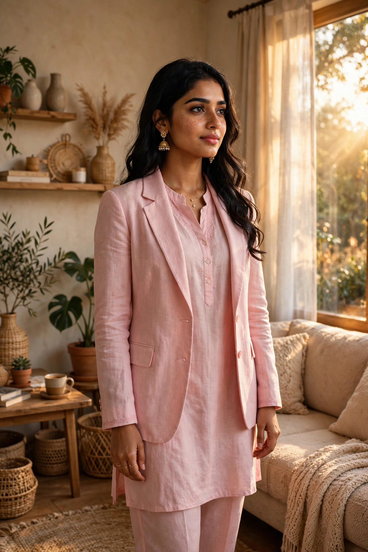 Pink Outfit AI Portrait
