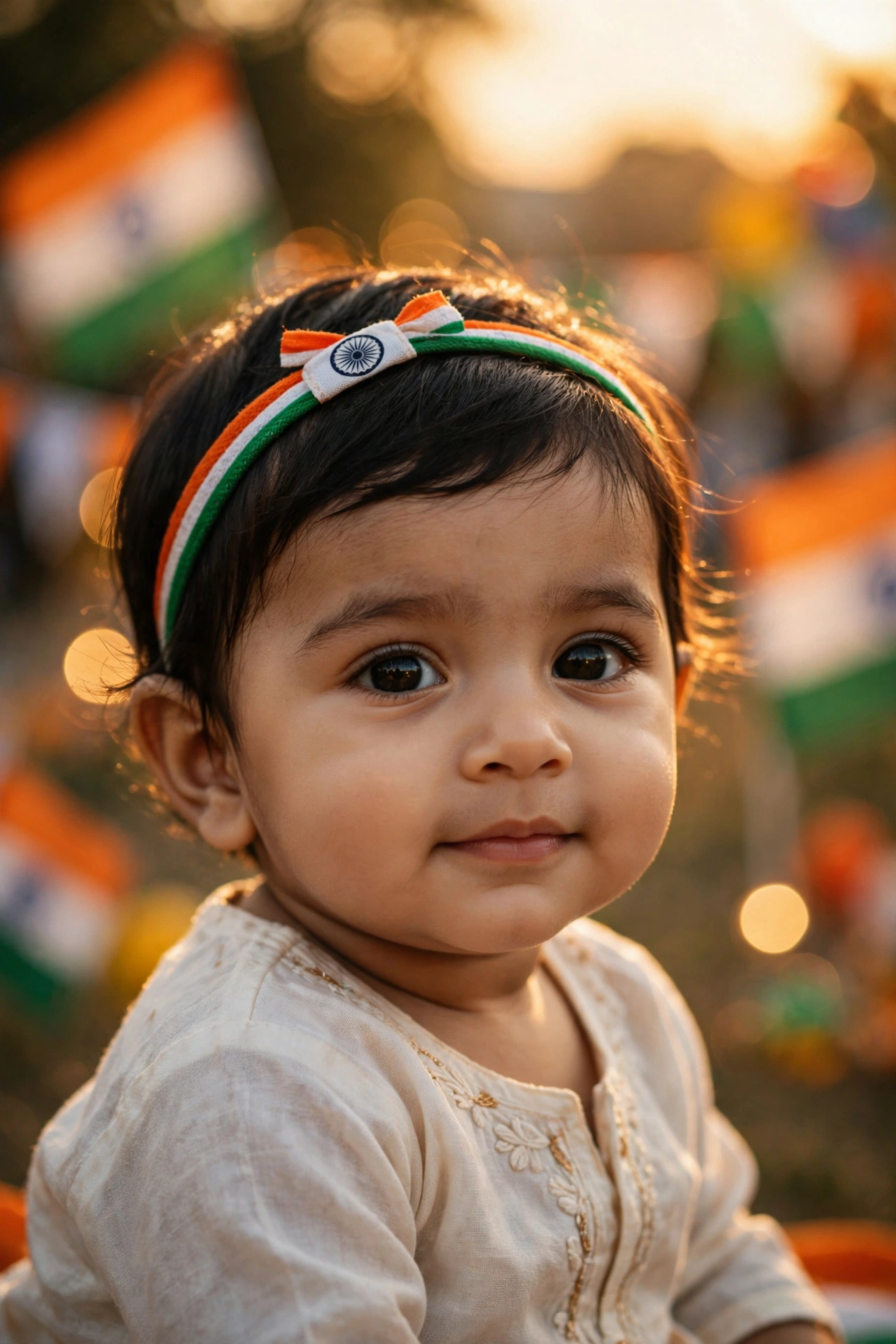 Republic Day Baby Portrait Prompt