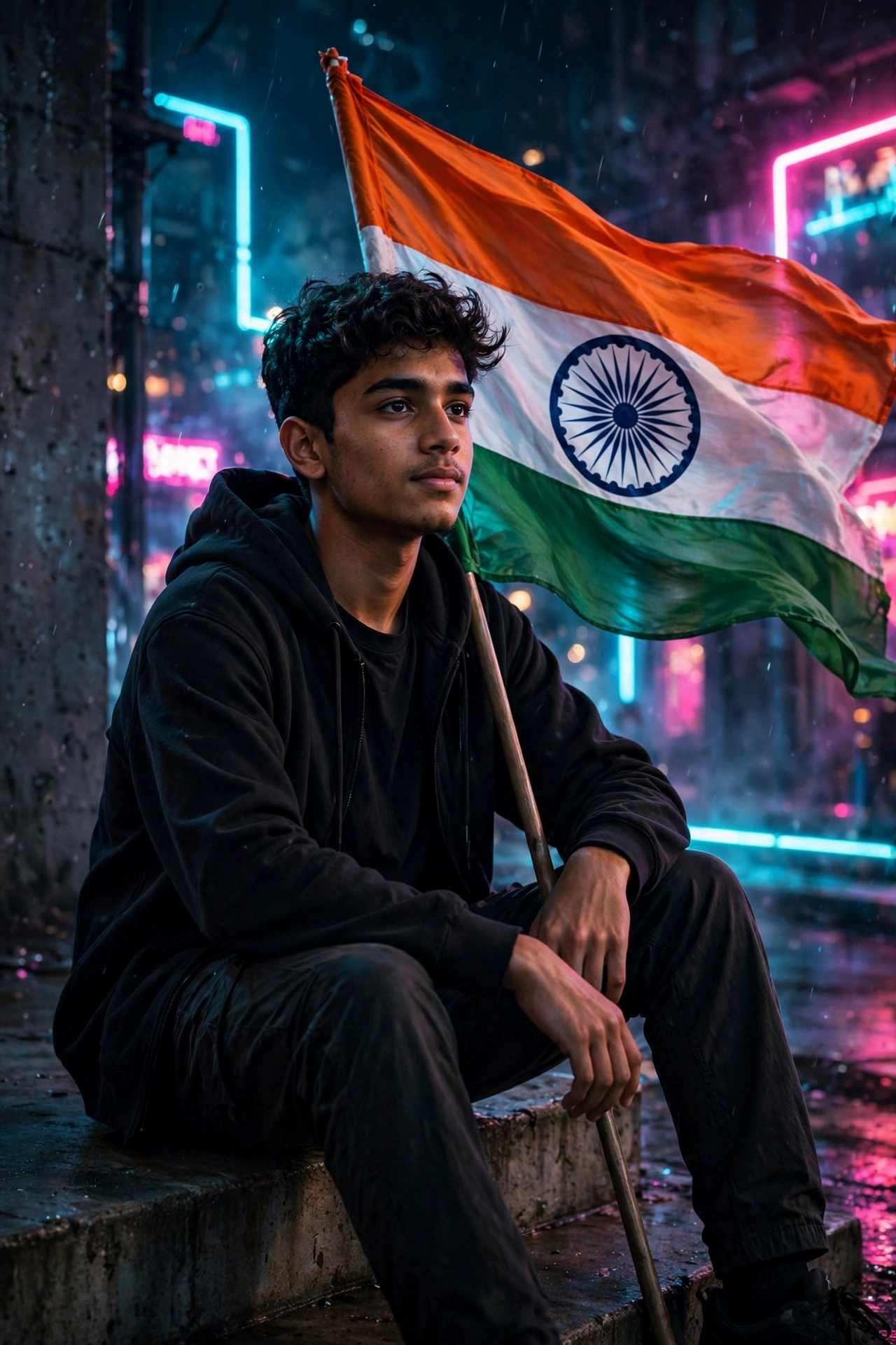 Republic Day Boy Poster