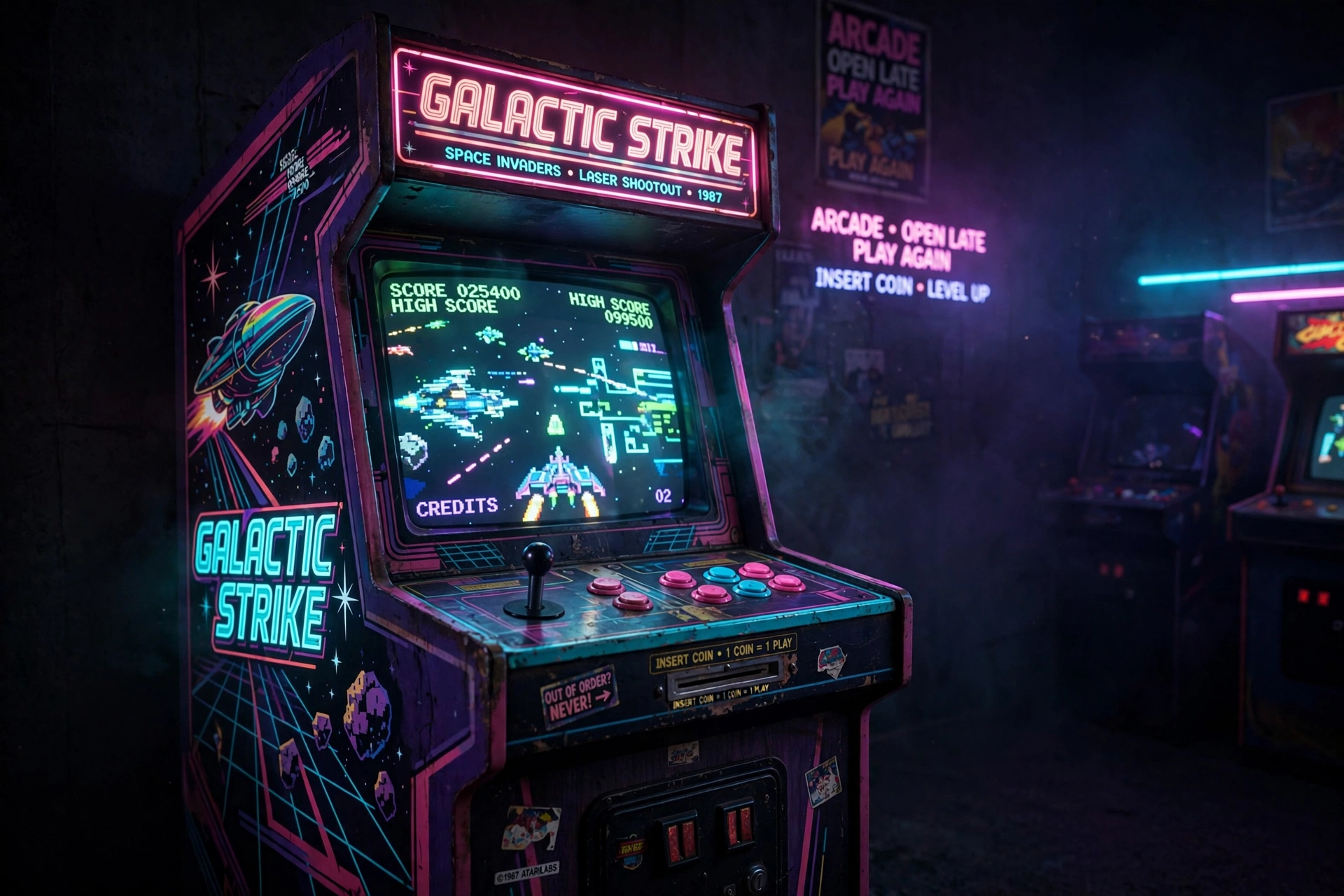 Retro Arcade Glow