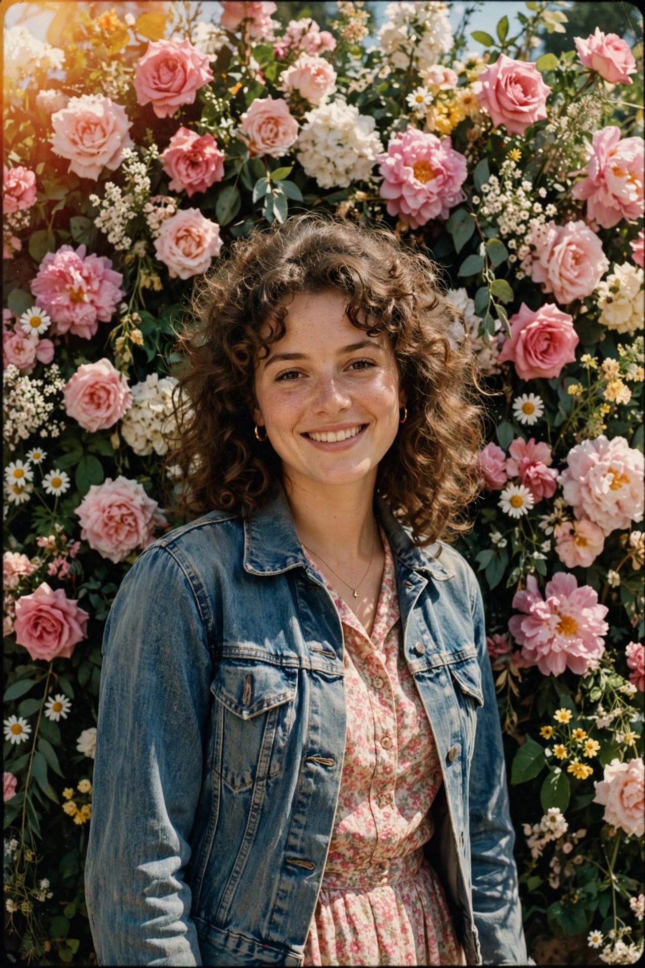 Retro Flower Wall