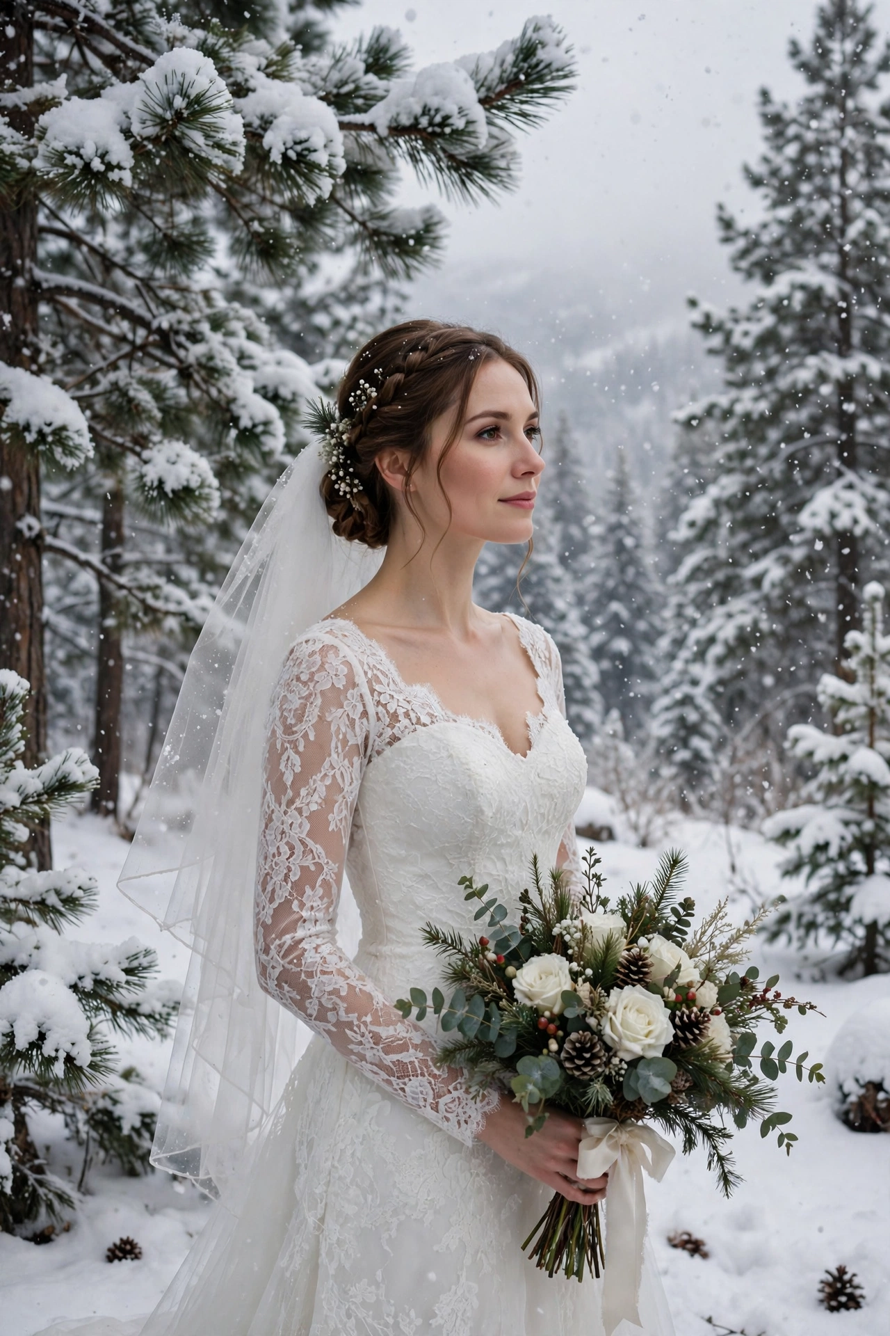 Snowy Bride Christmas
