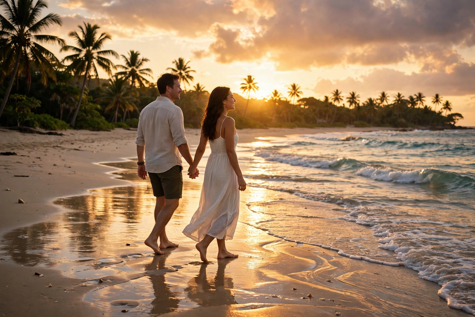 Sunset Beach Walk