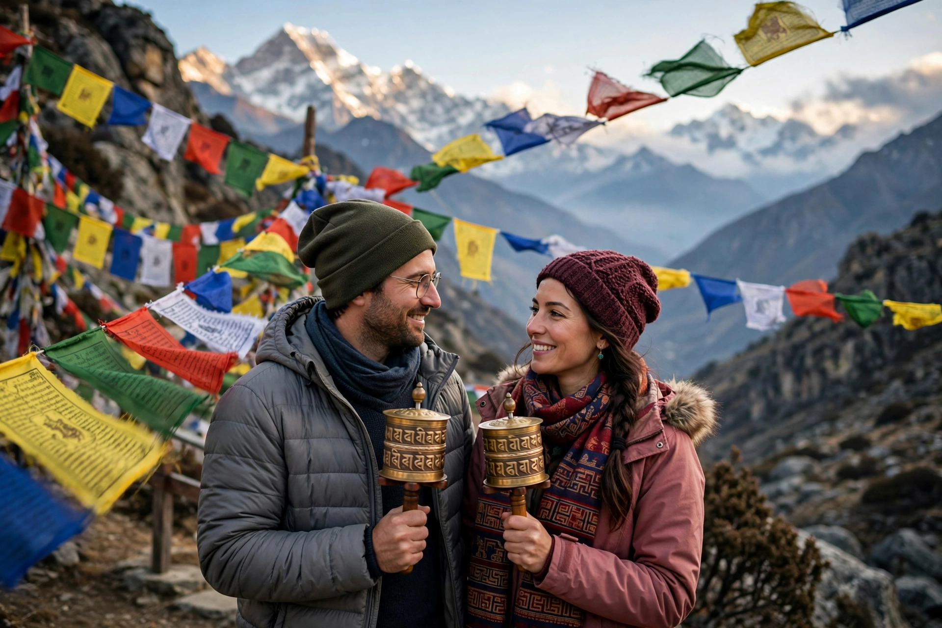 Tibetan Couple Prayer