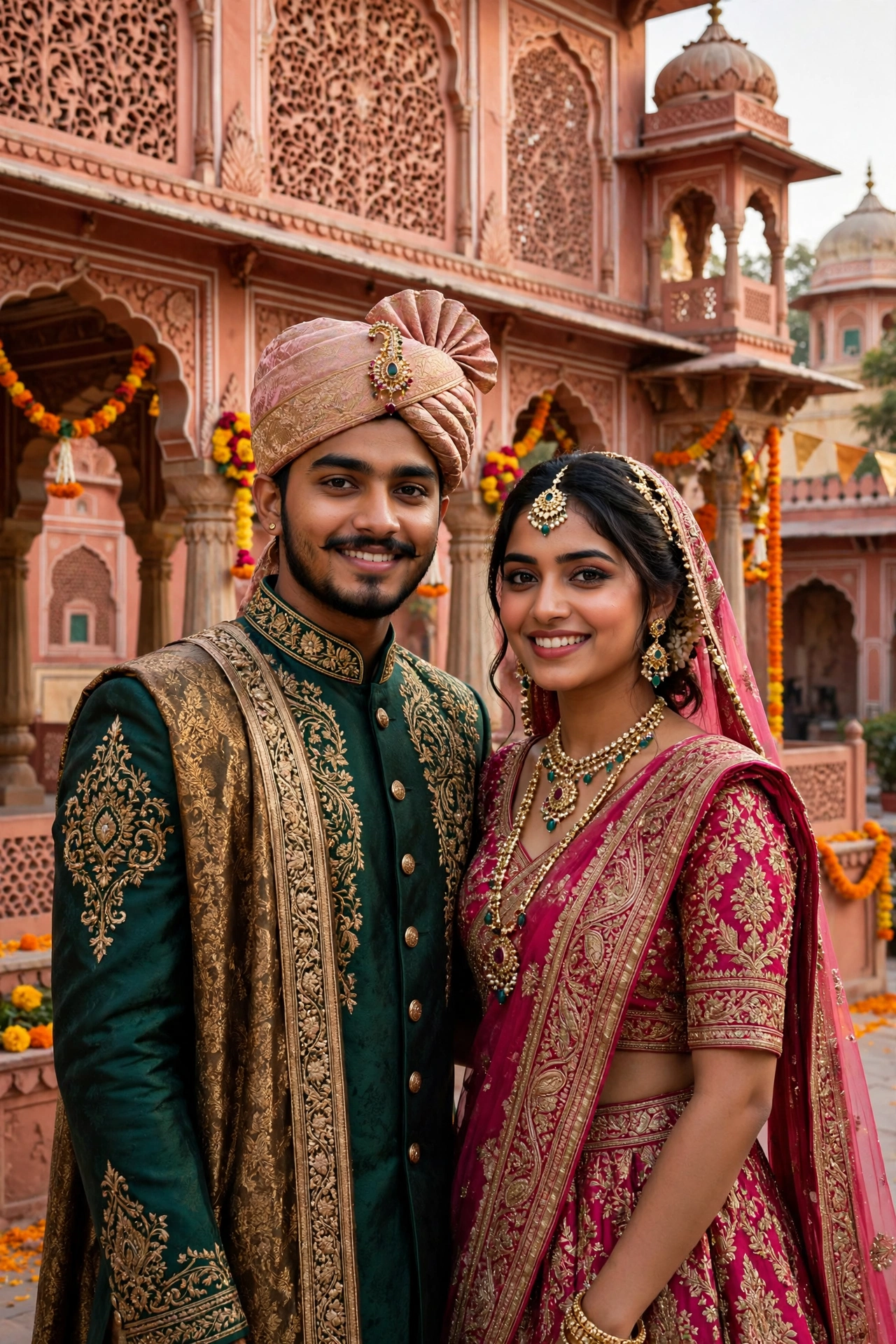 Traditional Young Couple