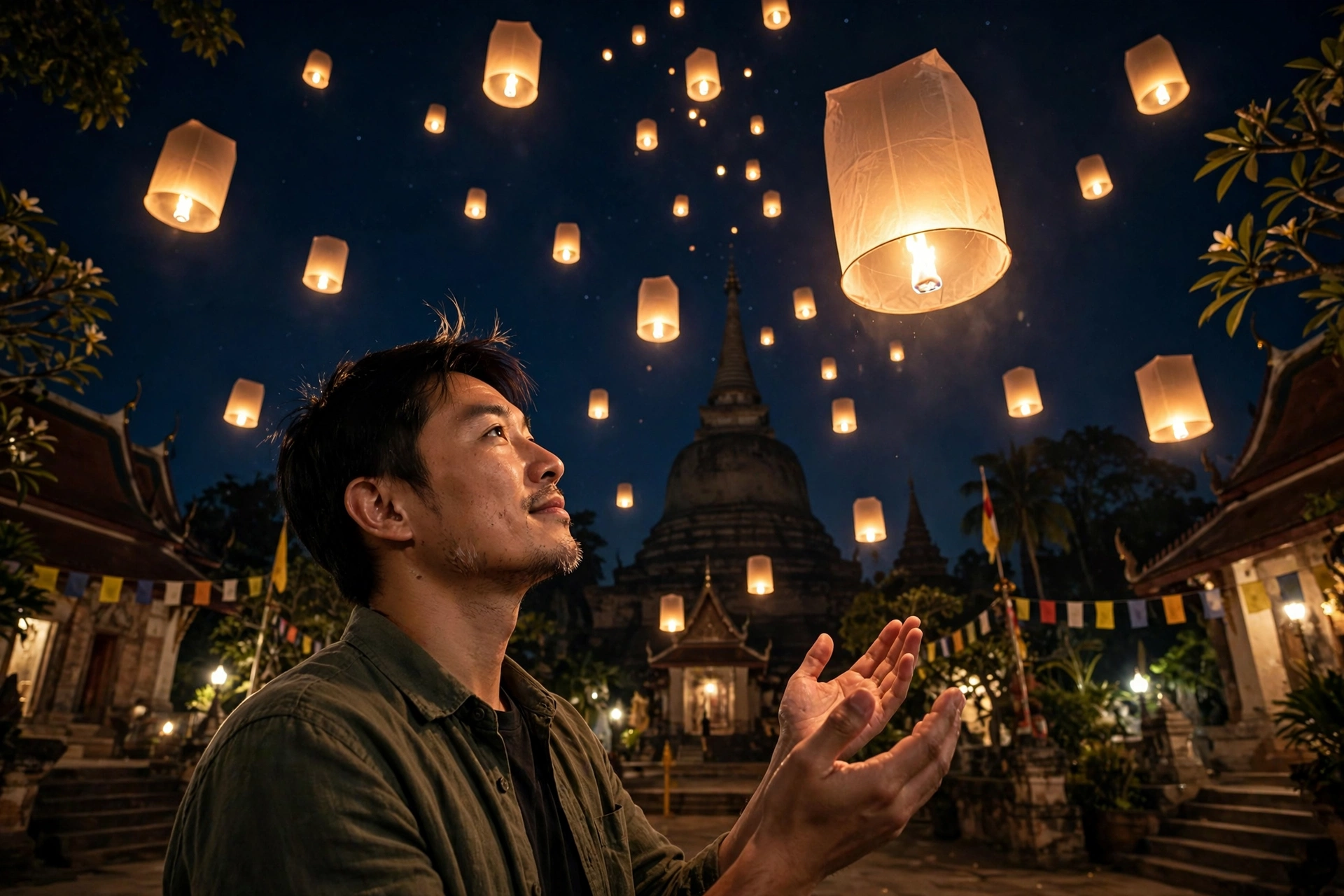 Vesak Man Lanterns