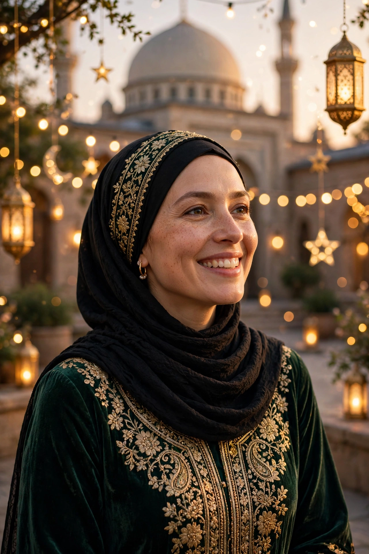 Woman Eid Celebration