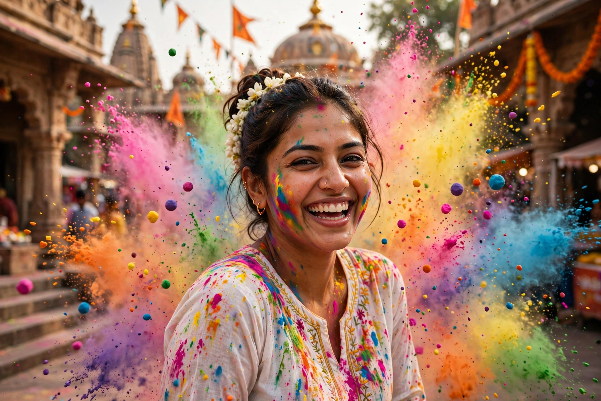 Woman Holi Festival
