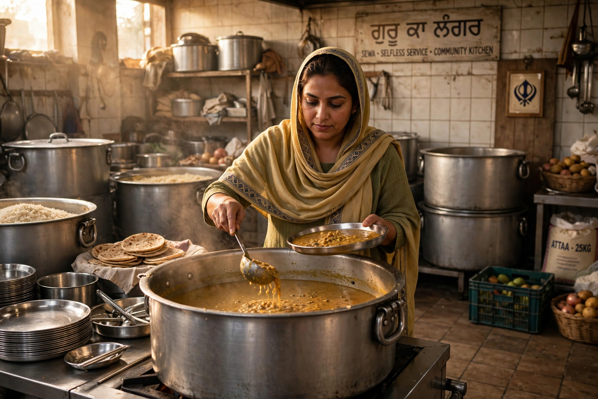 Woman Langar Seva
