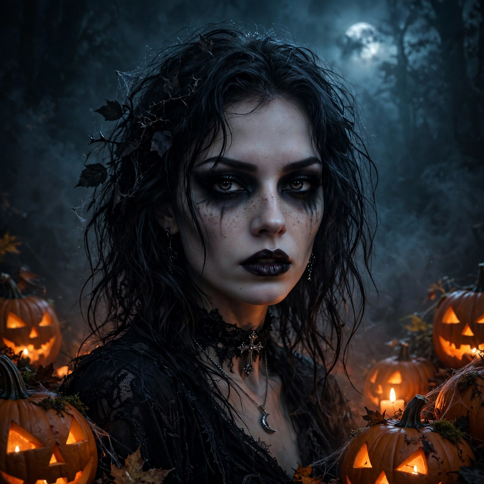 Woman Spooky Portrait
