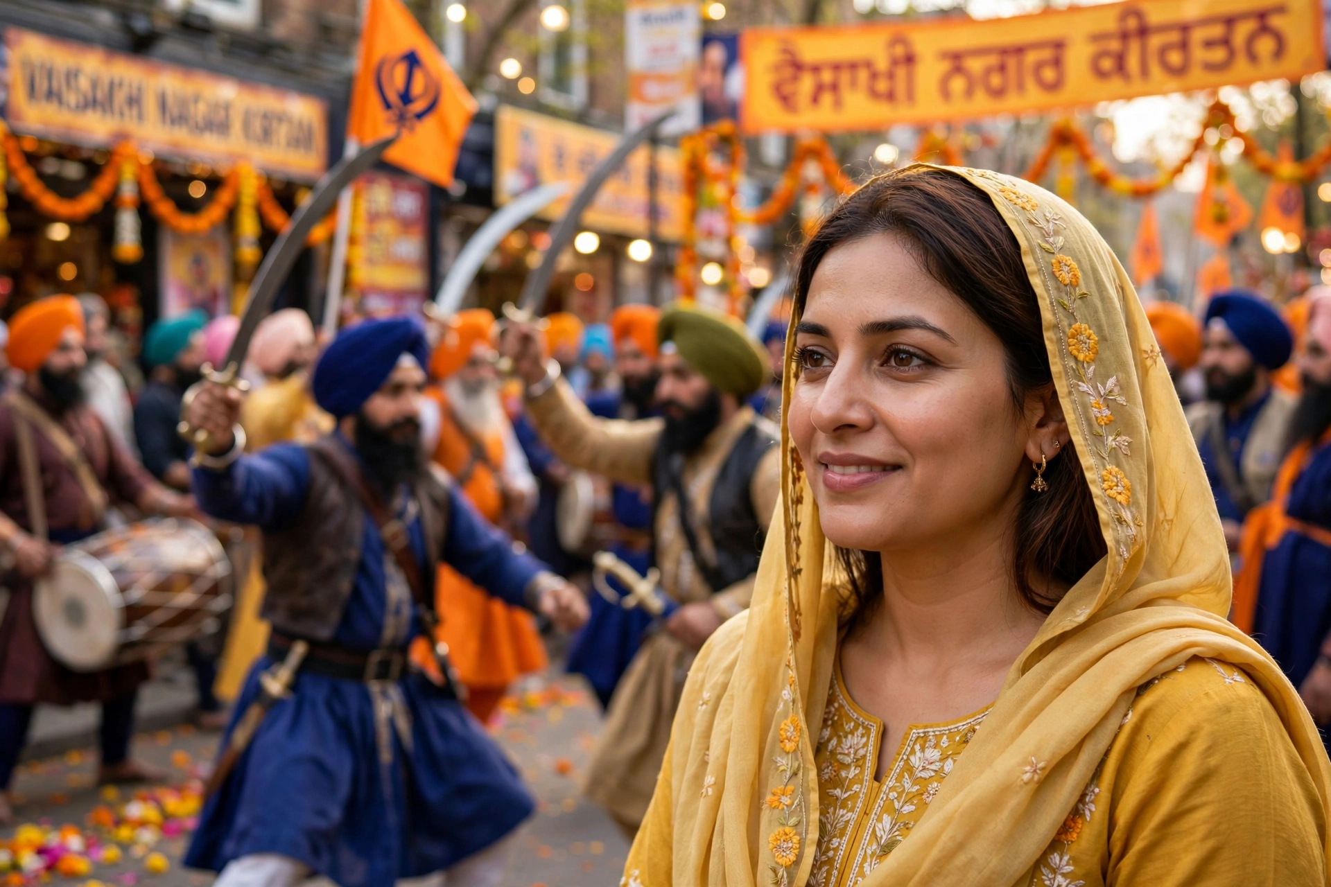 Woman Vaisakhi Nagar