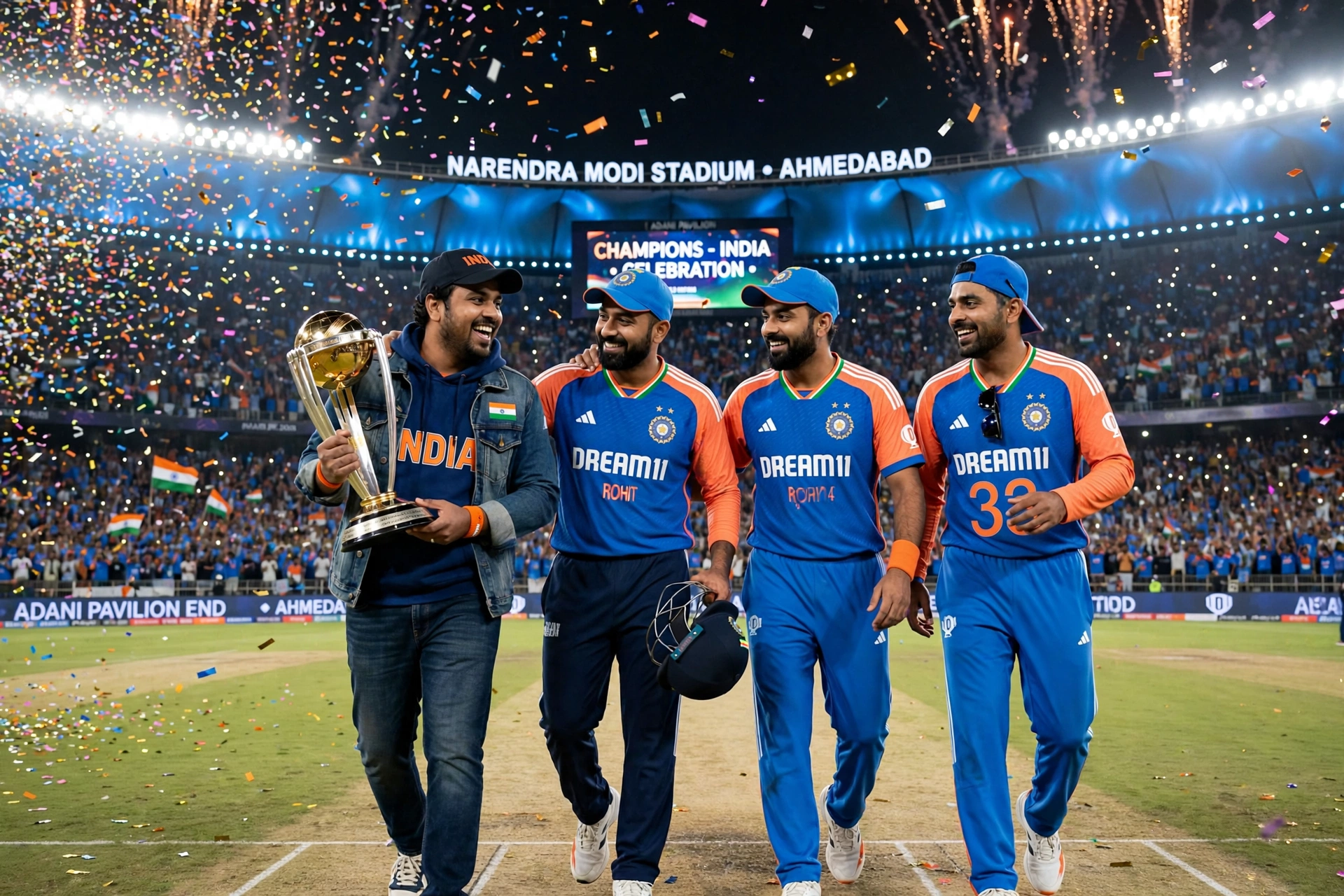 World Cup Trophy Walk Celebration Prompt